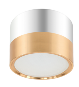 Подсветка OL7 GX53 GD/CH  ЭРА Накладной под лампу Gx53, алюминий, цвет золото+хром