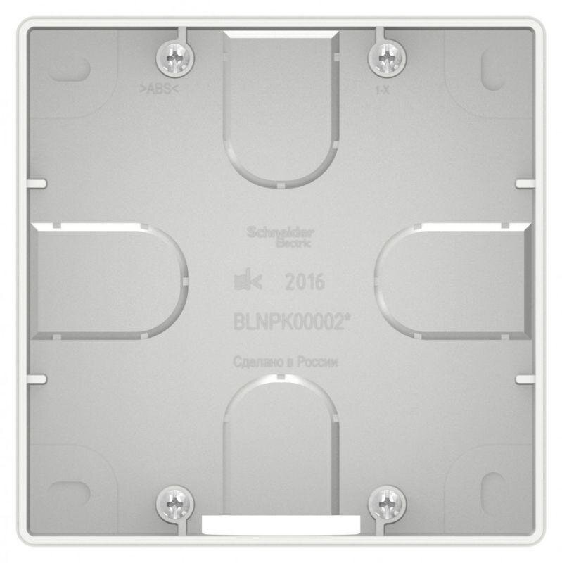 Коробка подъемная СП Blanca для силовых розеток бел. SE BLNPK000021
