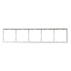 Рамка 5-я, матовый белый