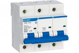Выключатель автоматический 3П 100А  трехполюсный характеристика C (R) 10кА NXB-125 CHINT 816141