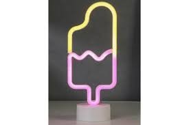 Ночник &quot;Мороженое на палочке&quot; LED (розовый,желтый) USB белый 8х12,5х29,5 см   5060130