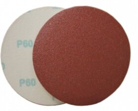 Круг Bohrer абразивный 125 мм Р240 под липучку (оксид алюминия) (без отверстий) (500/5)