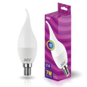 REV Лампа сд FC37 Е14 7W, 2700K, теплый свет