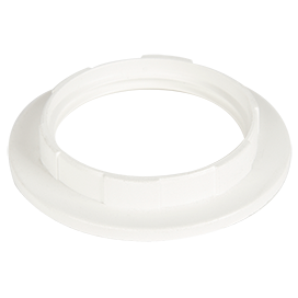 Ecola кольцо дополнительное к патрону E27 Белый УП.100шт!! RB7SPWEAY