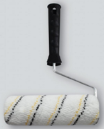 Валик Bohrer &quot;Микрофибра&quot; 180 мм d=42 мм (ворс 9 мм) (микрофибра) (с пластиковой рукояткой, бюгель 6 мм) (55/1)