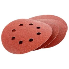 Круг Bohrer абразивный 125 мм Р240 под липучку (оксид алюминия) (с отверстиями) (500/5)