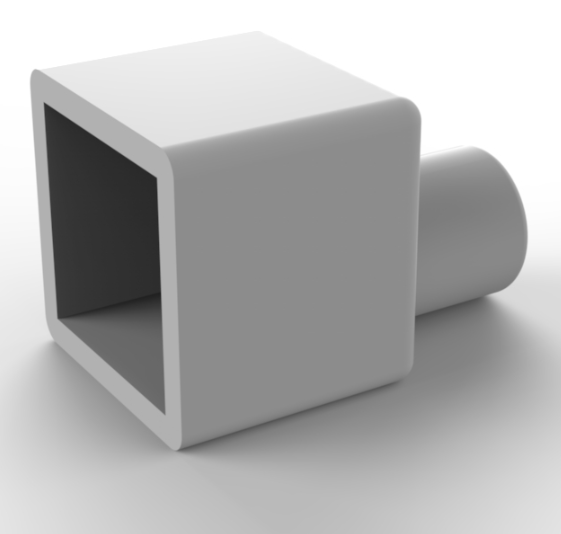 Заглушка для ленты 16x16 прямой вывод провода