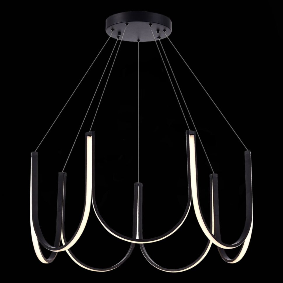 SL6202.403.01 Светильник подвесной ST-Luce Черный LED 1*90W 3000K