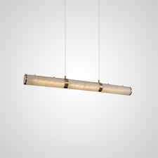 Потолочный светильник Mebsuta 1110013P/L  LED 45W bamboo +iron+glass