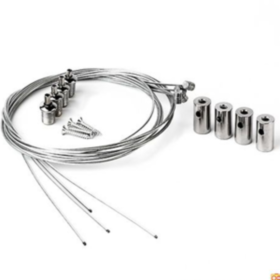 Ecola комплект подвесов потолочный для панели (подвес. уст-ка, тросы 1м) PKT100ELT