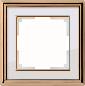 WL золото/белый 1 рамка WL17-Frame-01