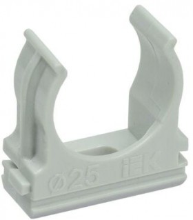 IEK Держатель с защелкой CF25 серый