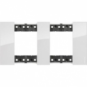 Bt LIVING NOW Декоративная рамка 2 поста (2+2 модуля), &quot;Лед&quot;