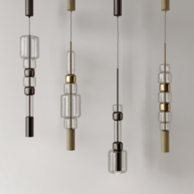 Подвесной светильник Soffio 118568P/C  GU10 /  black