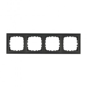 Рамка 4-постовая (черн. бархат) LK60  (1 шт) 1кор.=120шт