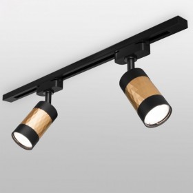 MRL 1007 / Светильник потолочный Mizar Черный/золото GU10