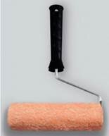 Валик Bohrer &quot;Натуральный мех&quot; 180 мм d=42 мм (ворс 12 мм)(шерсть 50%+полиэстер 50%)(с пластиковой рукояткой, бюгель 6 мм) (55/1)