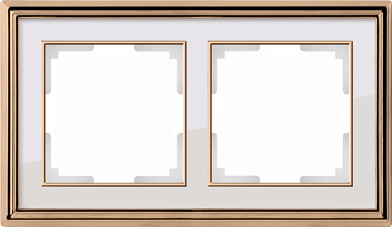 WL золото/белый 2 рамка WL17-Frame-02