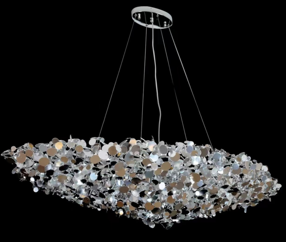 D2247-L1500/SL  Люстры L1500*W750*H350 silver (1к)