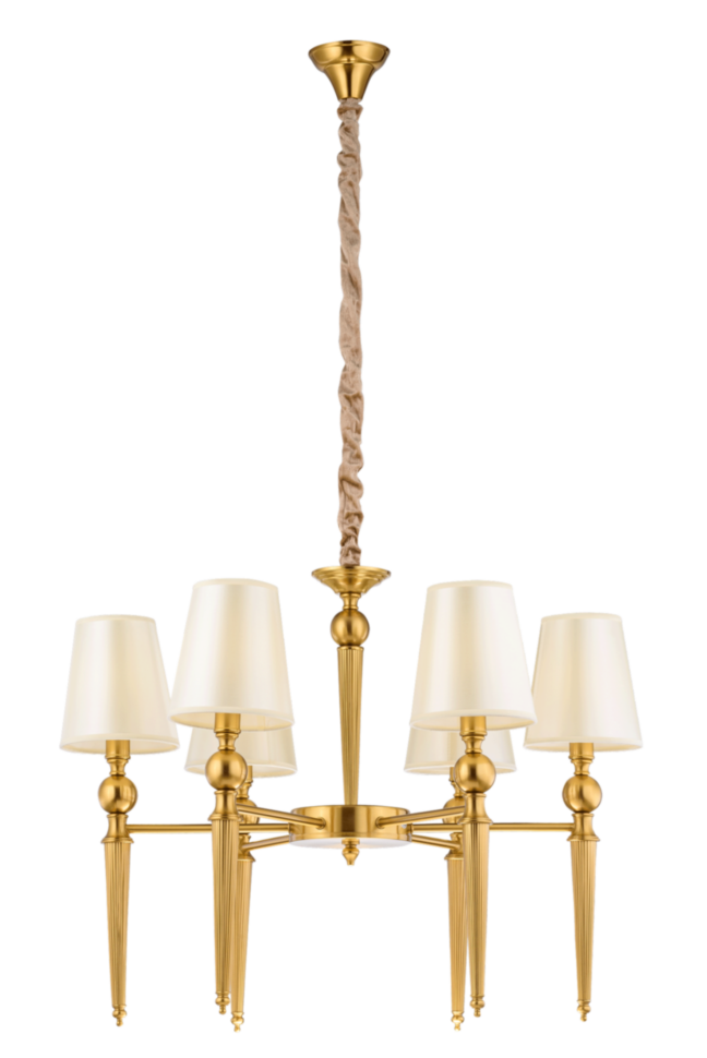 8661/6LT BRASS (1) Люстра Veneto Luce