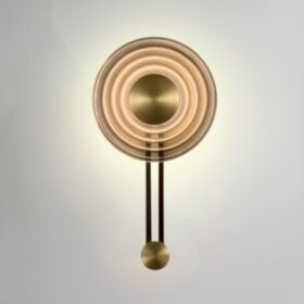 Настенный светильник Bilancia 116082W LED SMD 6,33W 4000K / Brass + amber