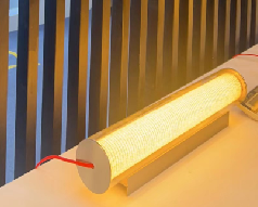 Потолочный светильник Mebsuta 1110013T/B LED 30W clear glass with bamboo