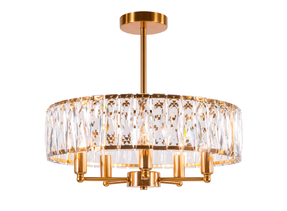 2432P/5A PT BRS (1) Люстра NW