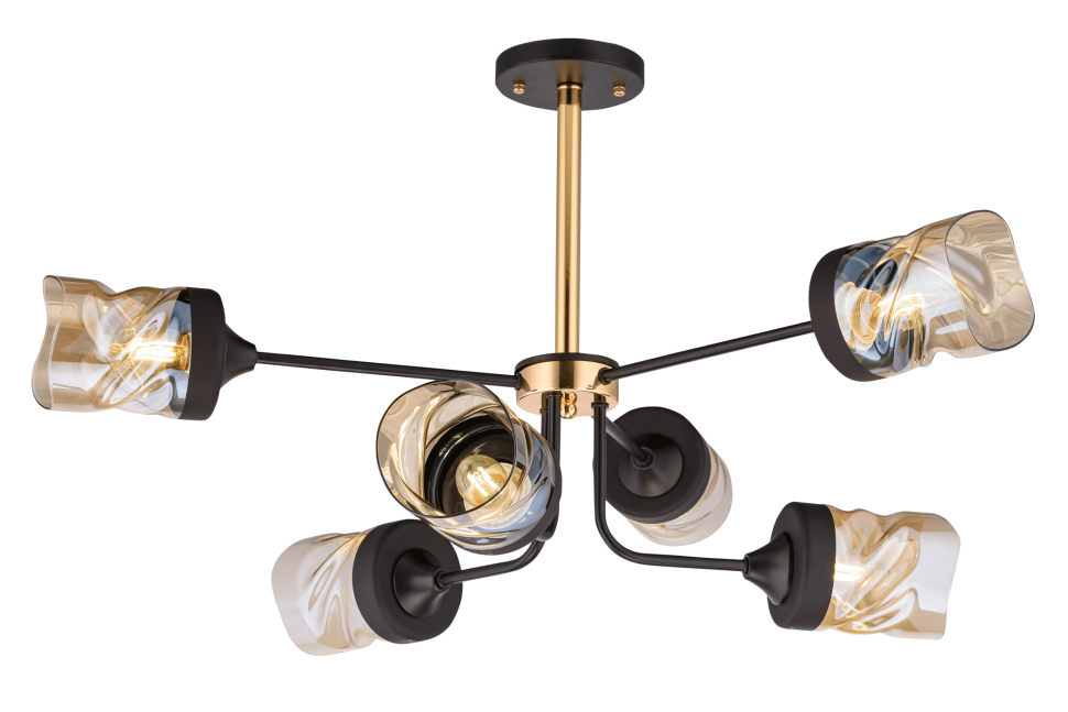 3798/6 BK+FGD (2) Люстра (RL)