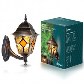 REV Светильник сад.-парк. duwi Crespo бра вверх 400мм,100W,цветная мозаика,черное золото