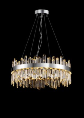 Y92-ф600*H240 CHROME (1) Люстра