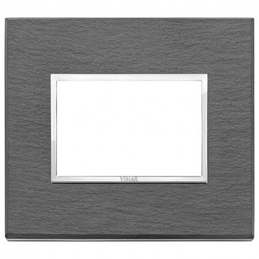 НАКЛАДКА EIKON EVO ДЛЯ 3 МОДУЛЕЙ, СЛАНЕЦ