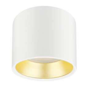 Подсветка OL8 GX53 WH/GD  ЭРА Накладной под лампу Gx53, алюминий, цвет белый+золото