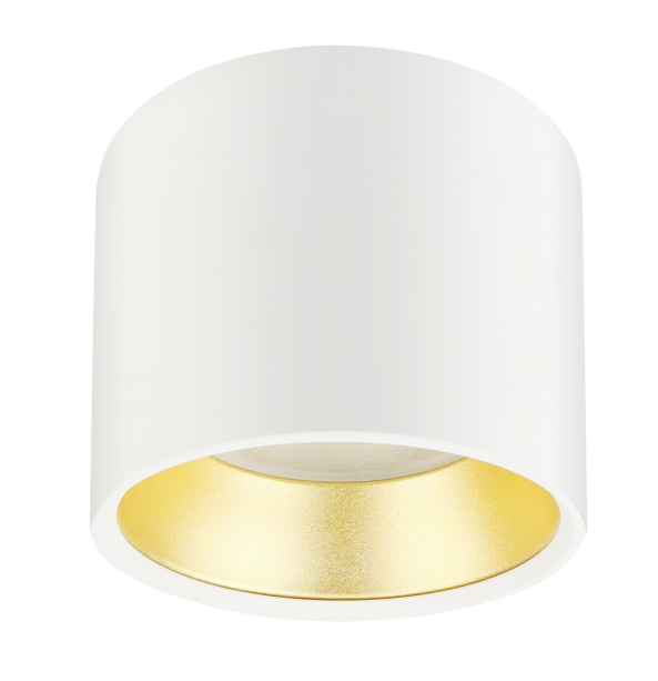 Подсветка OL8 GX53 WH/GD  ЭРА Накладной под лампу Gx53, алюминий, цвет белый+золото