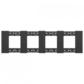 Bt LIVING NOW Декоративная рамка 4 поста (2+2+2+2 модуля), Черный