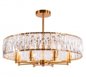 2432P/8A PT BRS+CL (1) Люстра NW