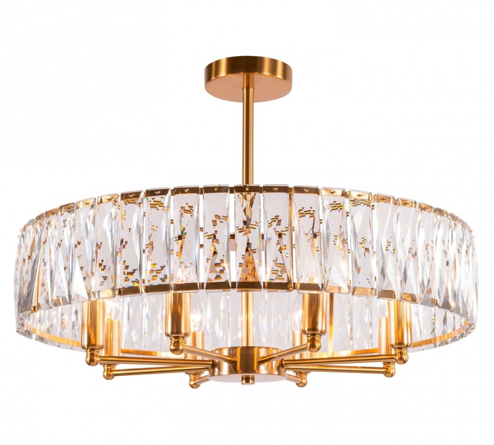 2432P/8A PT BRS+CL (1) Люстра NW