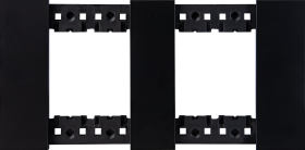 Vanguard Valero Декоративная рамка 2+2 модуля, Черный