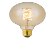 Светодиодная лампа Феламен G95 4W 4000K золото ШАР