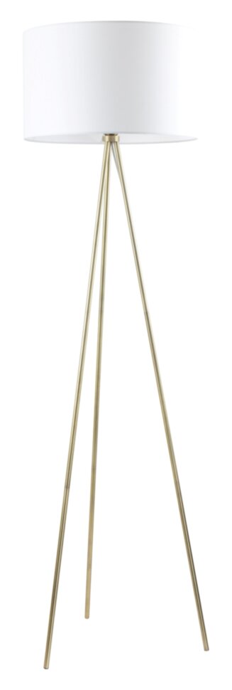 4001AFL ANTIQUE BRASS+ WHITE (1) Торшер (NW)