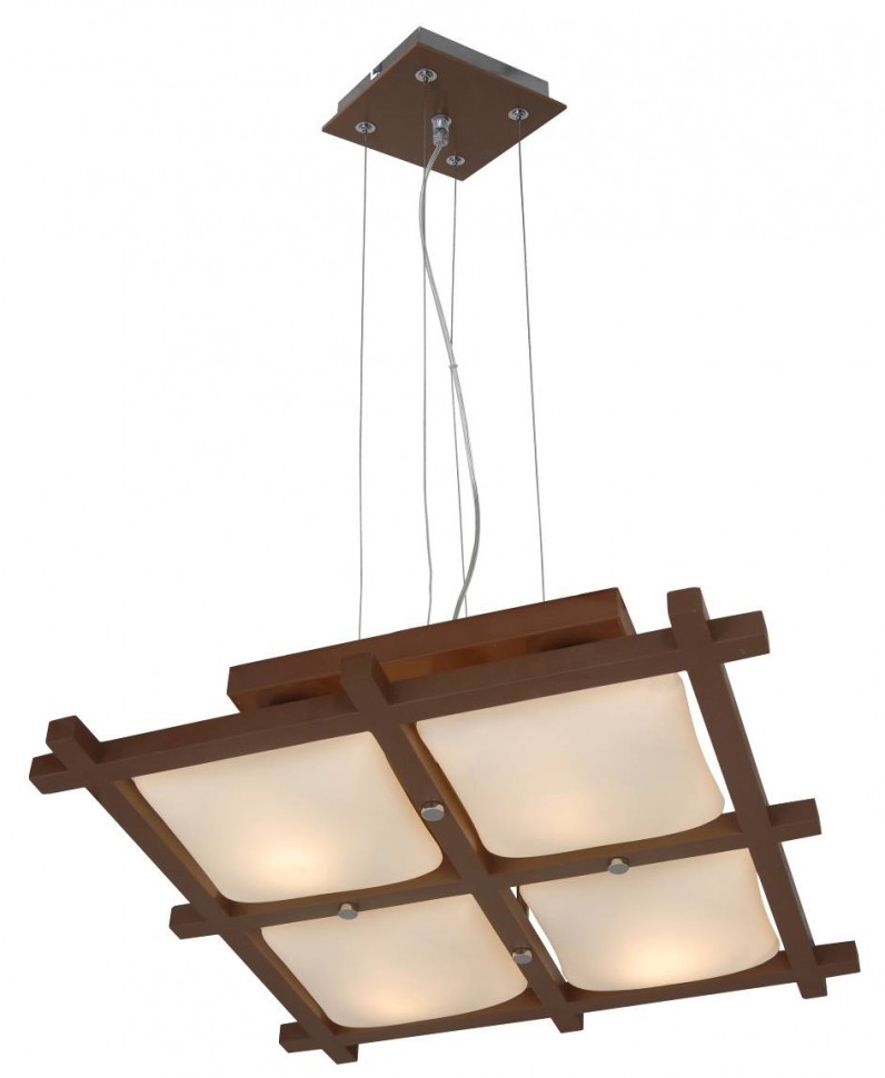 85651/4PD BRWN+CHROME (1) Люстра