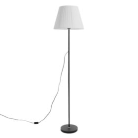 Торшер &quot;Жасмин&quot; Е27 40Вт черно-белый 38х38х155 см   9094626