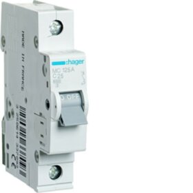 Автоматический выключатель MCB 1P 6KA C-25A 1M Hager