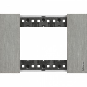 Bt LIVING NOW Декоративная рамка 3 модуля, &quot;Сталь&quot;