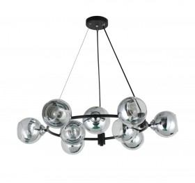 74405B/9 BLACK+CHROME (1) Люстра (RL)