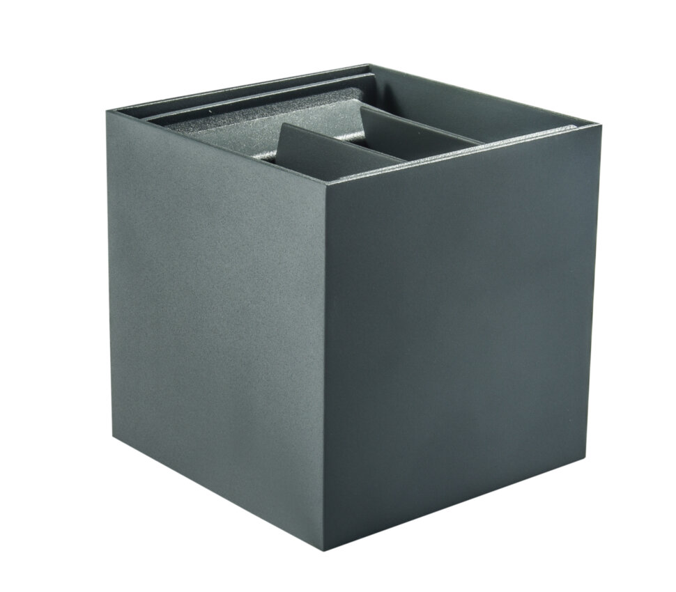 Лучевой фасадный светильник Glow 6W black 4000K IP54 85-265V (100)
