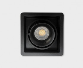 DE-311 black GU10 светильник встраиваемый