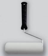 Валик Bohrer "Поролон" 100 мм d=42 мм (вспененный пенополиуретан) (с пластиковой рукояткой, бюгель 6 мм) (80/1)