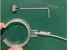 Клипса подвестная для шланга 40мм