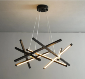 Люстра (D750) черный 80W