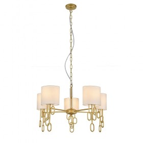 Подвесной светильник  13026/5P Gold